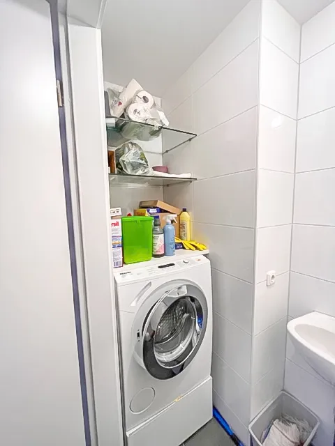 Waschmaschinenanschluss im Badezimmer